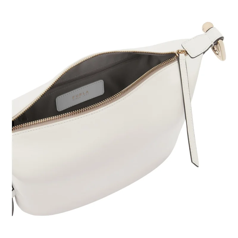 Furla White Nuvola Hobo M for Women | Best Price UAE
